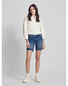 Джинсовые шорты прямого кроя с пятью карманами, светло-голубой Esprit