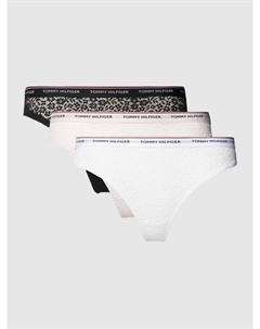 Упаковка из 3 трусиков-стрингов с кружевной отделкой, модель «PREMIUM ESSENTIALS», розовый Tommy hilfiger