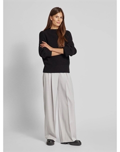 Брюки из ткани со складками, светло-серый Windsor