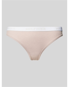 Трусы с эластичным поясом с логотипом, розовый Tommy hilfiger