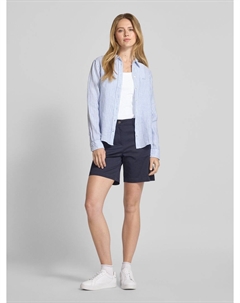 Майка с ребристым круглым вырезом, белый Gant