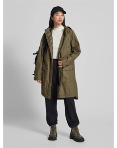 Пальто с капюшоном, хаки Camel active