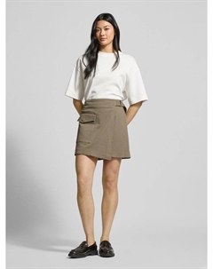 Мини-юбка с карманом-клапаном, оливковый Marc o’polo denim