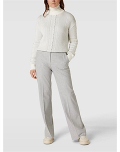 Вязаный свитер с эффектной пряжей, белый Comma casual identity