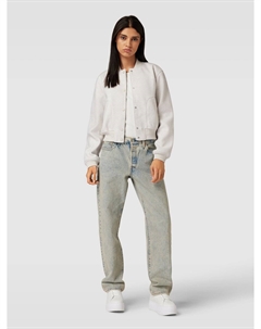 Куртка-бомбер на молнии, кремовый Qs