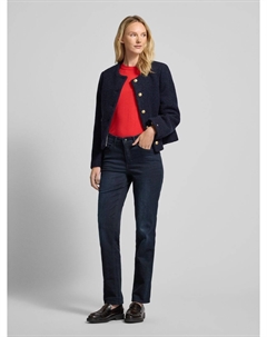 Джинсы Slim fit с нашивкой-лейблом, модель «Мелани», темно-синий Mac