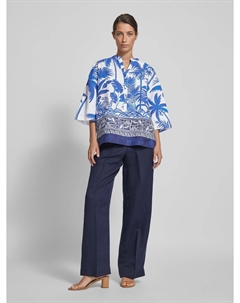 Туника с принтом по всей поверхности, синий Emily van den bergh