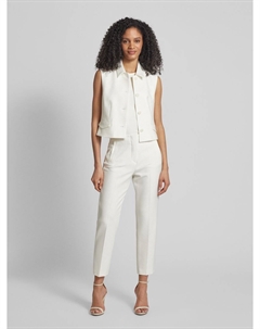 Брюки из ткани с карманами, кремовый Joop