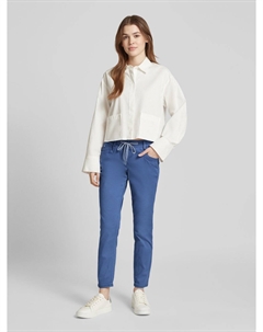 Брюки чинос классического кроя из хлопковой смеси, синий Tom tailor