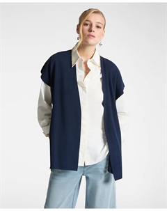 Женский трикотажный жилет без застежки Elena Miró, тёмно-синий Elena miro