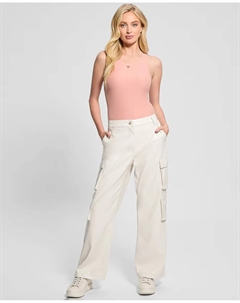 Женские брюки-карго, цвет Crema Guess