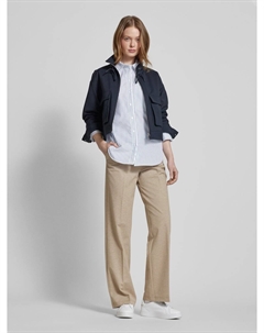 Блузка-рубашка прямого кроя с застежкой на пуговицы, модель «Frila» Opus