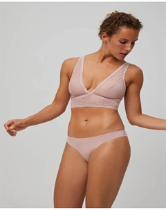 Бесшовные стринги с кружевом, цвет Rosa Ysabel mora