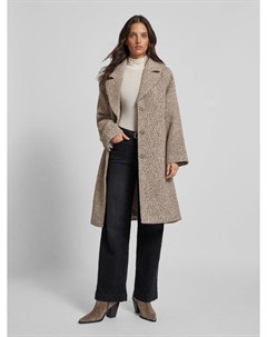 Шерстяное пальто классического кроя с пуговицами, имитирующими рог, бежевый Tom tailor