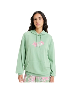 Hibiscus Heart женская толстовка, зеленый Roxy