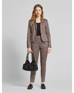 Узкие брюки со стрелками, серо-коричневый Comma,