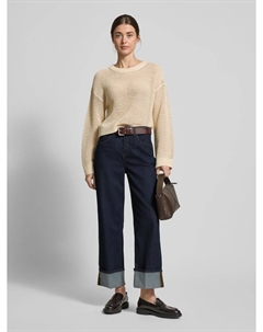 Джинсы прямого кроя укороченного кроя, модель «Mipo» Opus