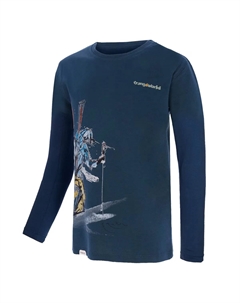 Детская футболка Lonely Junior Long, тёмно-синий Trangoworld