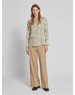 Блузка-рубашка с планкой на пуговицах, оливковый Windsor