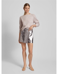 Мини-юбка с металлической вставкой -, серебряный Constantly k x p&c*