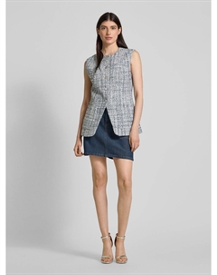 Жилет с фактурным рисунком модель 'SADIE', светло-голубой Guess