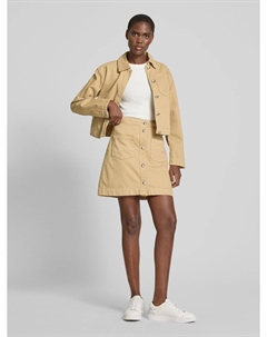 Юбка джинсовая с накладными карманами модель «Рикуса», песочный Hugo