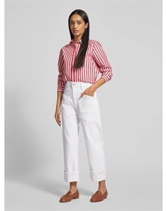 Укороченные джинсы, белый Mac