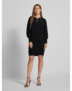 Мини-платье с вырезом-замочной скважиной, модель 'ASTI', черный Max mara studio