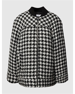 Куртка-бомбер в ломаную клетку «Бринн», черный Edited