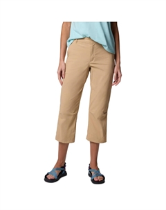 Женские брюки-капри для походов Leslie Falls, коричневый Columbia