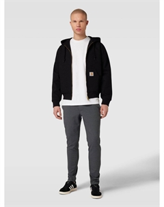 Зауженные брюки с узором «ёлочка», черный Only & sons