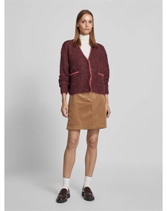 Мини-юбка вельветовая из чистого хлопка, светло-коричневый Marc o'polo