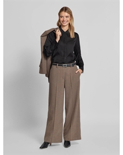 Блузка-рубашка обычного кроя с воротником-стойкой, черный Scotch&soda