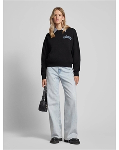 Вязаный свитер с этикеткой, модель «AMOUR», черный Carhartt work in progress