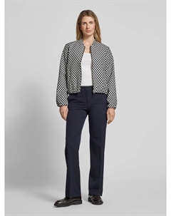 Блейзер с воротником-стойкой, кремовый More&more