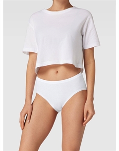 Трусики с тонким рубчиком в упаковке 2 шт, белый Schiesser