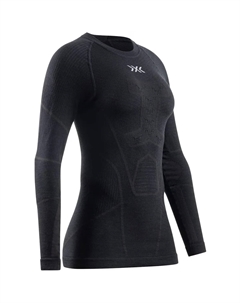 Женская лыжная футболка SYMBIO MERINO, чёрный X-bionic