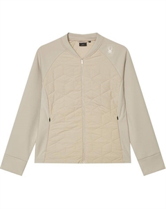 Стеганая куртка женская, цвет Feather Gray Spyder