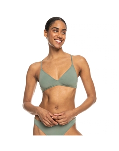 Beach Classics Женский топ бикини, зеленый Roxy