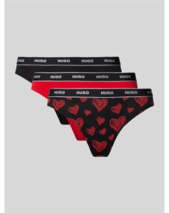 Трусы с этикеткой на поясе модель 'TRIPLET', красный Hugo