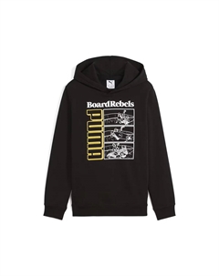 MID90S Толстовка с капюшоном TR B Детский свитшот, чёрный Puma