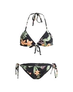 Pt Beach Classics Женский комплект купальников из двух частей, чёрный Roxy