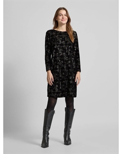Платье длиной до колена с отделкой пайетками, модель 'gritt', черный Kaffe
