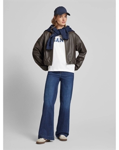 Футболка с этикеткой, кремовый Gant