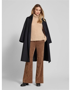 Вязаный свитер с высоким воротом, коричневый Joop