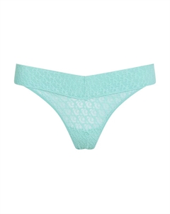 Стринги ICON LOGO LACE, голубой Calvin klein