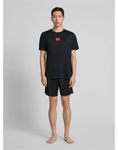 Комплект из футболки и шорт модель 'GALAXY SHORT SET', черный Hugo