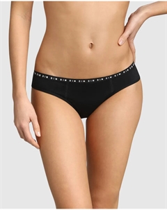 Моющиеся менструальные трусики тяжелые хлопчатобумажные Protect, чёрный Dim