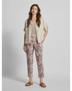 Укороченные брюки с узором по всей поверхности, розовый Brax