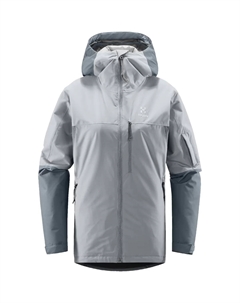 Женская утепленная куртка из гондола, светло-серый Haglöfs